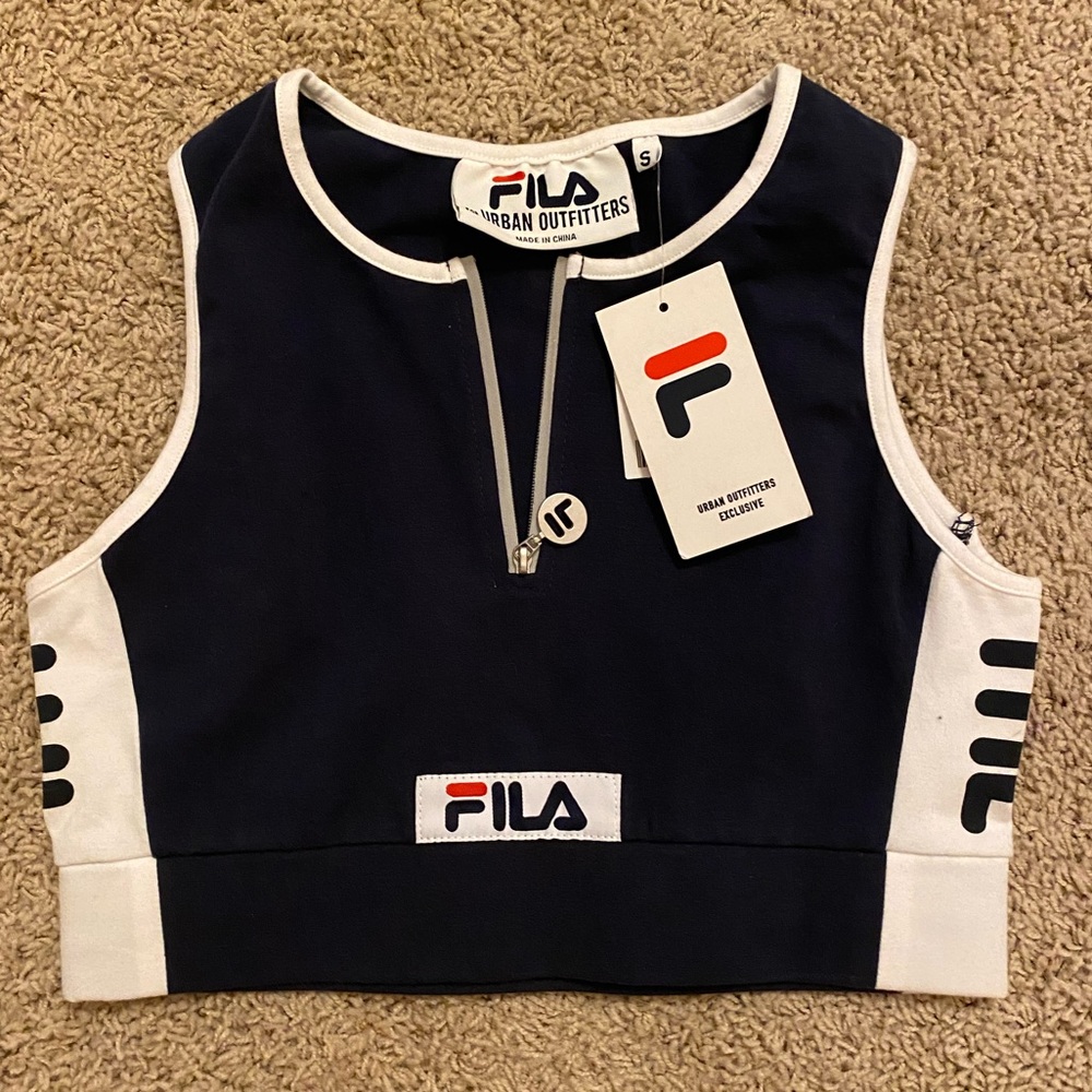 FILA Crop Top❤️💙🤍